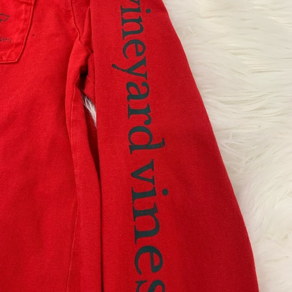 Boys‎ Vineyard Vines Red Long Sleeve Tee. Size M (12-14) (384) - Picture 2 of 8